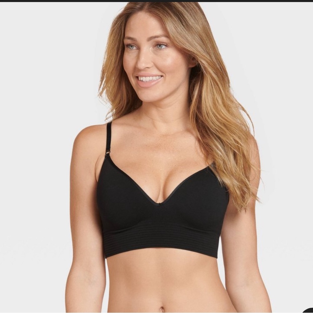 NWT Jockey bralette seamless molded cup - size Medium black